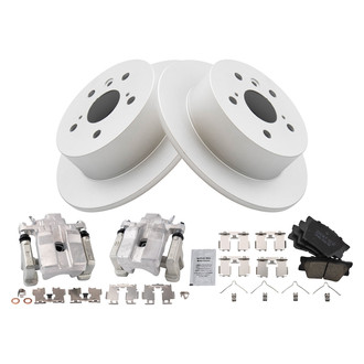 TRQ® - Rear Disc Brake Kit with Ceramic Pads and Calipers