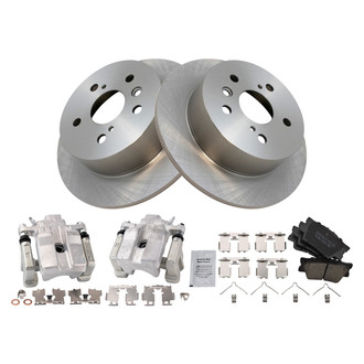 TRQ® - Rear Disc Brake Kit with Ceramic Pads and Calipers