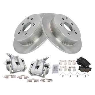 TRQ® - Rear Disc Brake Kit with Ceramic Pads and Calipers