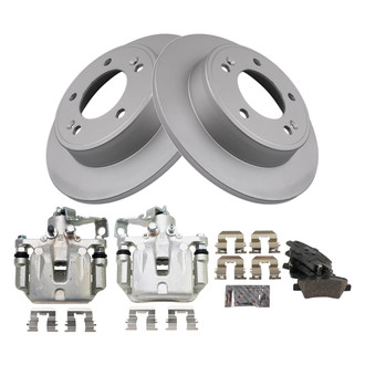 TRQ® - Rear Disc Brake Kit with Ceramic Pads and Calipers