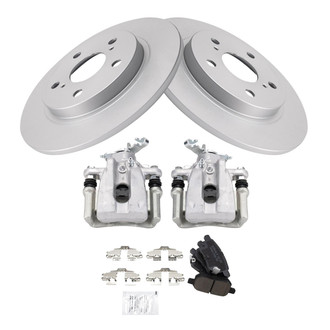 TRQ® - Rear Disc Brake Kit with Ceramic Pads and Calipers
