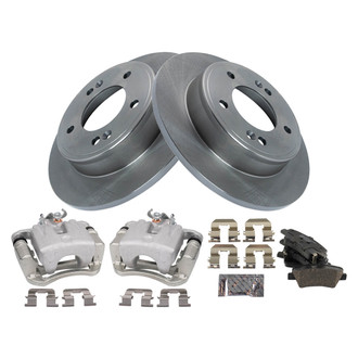 TRQ® - Rear Disc Brake Kit with Ceramic Pads and Calipers