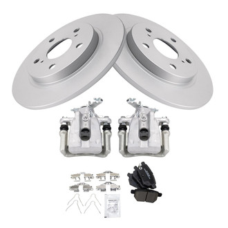 TRQ® - Rear Disc Brake Kit with Ceramic Pads and Calipers