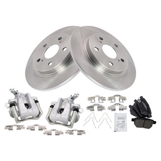 TRQ® - Rear Disc Brake Kit with Ceramic Pads and Calipers