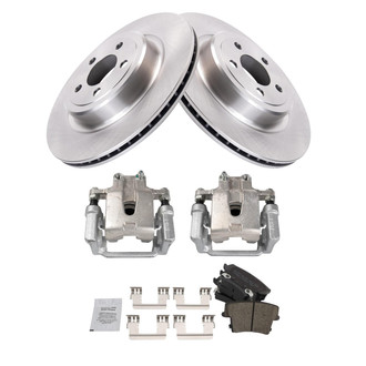 TRQ® - Rear Disc Brake Kit with Ceramic Pads and Calipers