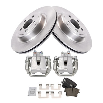 TRQ® - Rear Disc Brake Kit with Ceramic Pads and Calipers