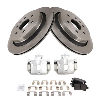 TRQ® - Rear Disc Brake Kit with Ceramic Pads and Calipers