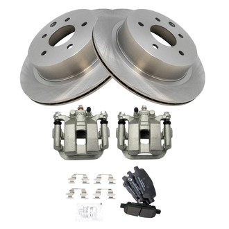 TRQ® - Rear Disc Brake Kit with Ceramic Pads and Calipers