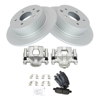 TRQ® - Rear Disc Brake Kit with Ceramic Pads and Calipers