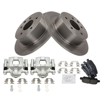 TRQ® - Rear Disc Brake Kit with Ceramic Pads and Calipers