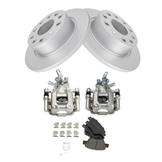 TRQ® - Rear Disc Brake Kit with Ceramic Pads and Calipers