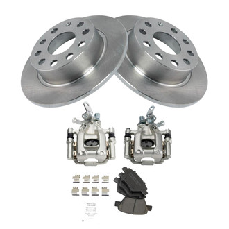 TRQ® - Rear Disc Brake Kit with Ceramic Pads and Calipers