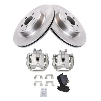 TRQ® - Rear Disc Brake Kit with Semi-Metallic Pads and Calipers