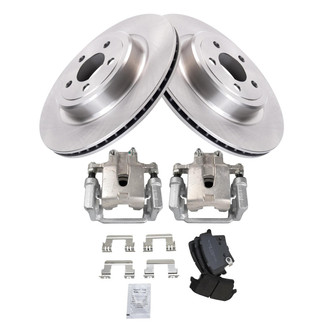 TRQ® - Rear Disc Brake Kit with Semi-Metallic Pads and Calipers