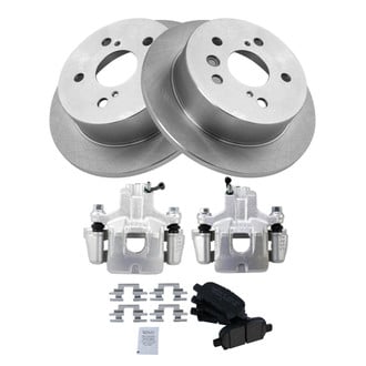 TRQ® - Rear Disc Brake Kit with Ceramic Pads and Calipers