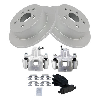 TRQ® - Rear Disc Brake Kit with Ceramic Pads and Calipers