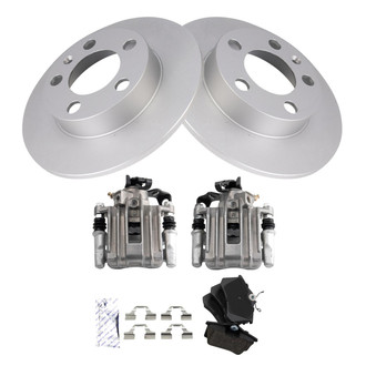 TRQ® - Rear Disc Brake Kit with Ceramic Pads and Calipers