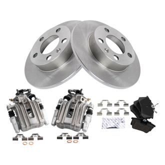TRQ® - Rear Disc Brake Kit with Ceramic Pads and Calipers