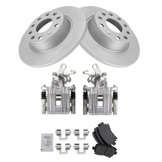 TRQ® - Rear Disc Brake Kit with Ceramic Pads and Calipers