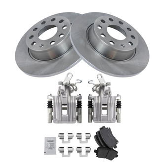 TRQ® - Rear Disc Brake Kit with Ceramic Pads and Calipers