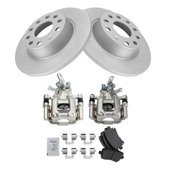 TRQ® - Rear Disc Brake Kit with Ceramic Pads and Calipers