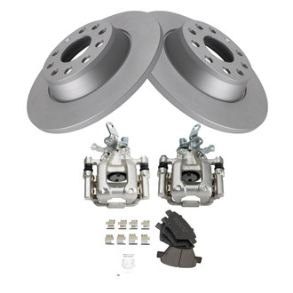 TRQ® - Rear Disc Brake Kit with Ceramic Pads and Calipers
