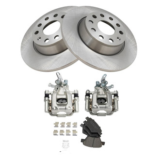 TRQ® - Rear Disc Brake Kit with Ceramic Pads and Calipers