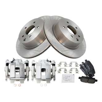 TRQ® - Rear Disc Brake Kit with Ceramic Pads and Calipers