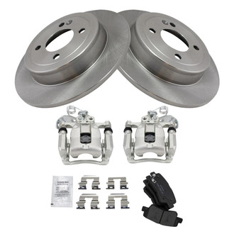 TRQ® - Rear Disc Brake Kit with Ceramic Pads and Calipers