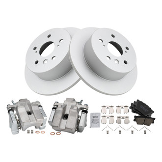 TRQ® - Rear Disc Brake Kit with Ceramic Pads and Calipers