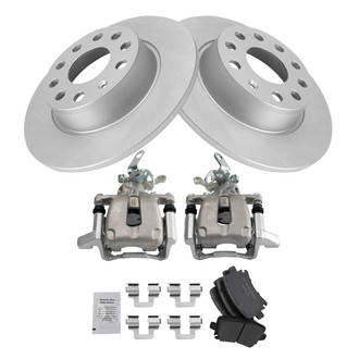 TRQ® - Rear Disc Brake Kit with Ceramic Pads and Calipers