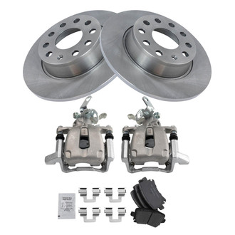 TRQ® - Rear Disc Brake Kit with Ceramic Pads and Calipers