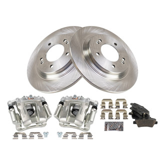 TRQ® - Rear Disc Brake Kit with Ceramic Pads and Calipers