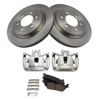 TRQ® - Rear Disc Brake Kit with Ceramic Pads and Calipers
