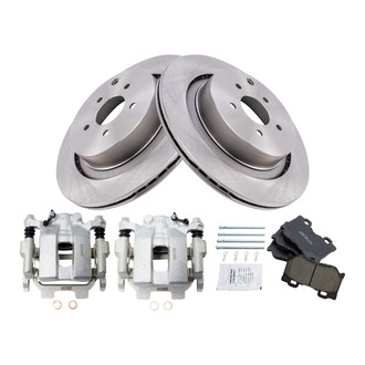 TRQ® - Rear Disc Brake Kit with Ceramic Pads and Calipers