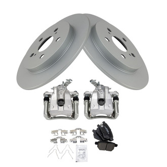 TRQ® - Rear Disc Brake Kit with Ceramic Pads and Calipers