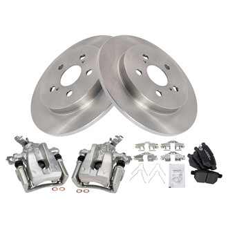 TRQ® - Rear Disc Brake Kit with Ceramic Pads and Calipers
