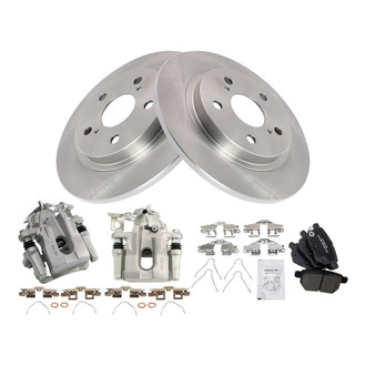 TRQ® - Rear Disc Brake Kit with Ceramic Pads and Calipers