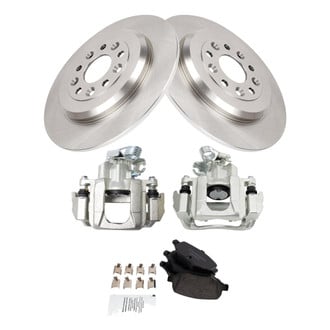 TRQ® - Rear Disc Brake Kit with Ceramic Pads and Calipers