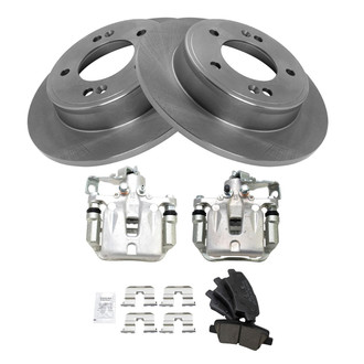 TRQ® - Rear Disc Brake Kit with Ceramic Pads and Calipers