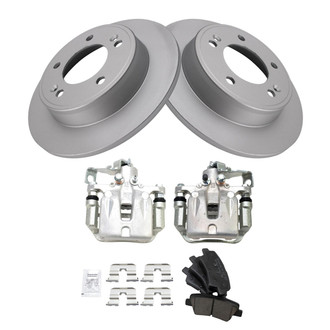 TRQ® - Rear Disc Brake Kit with Ceramic Pads and Calipers