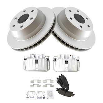 TRQ® - Rear Disc Brake Kit with Ceramic Pads and Calipers
