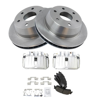 TRQ® - Rear Disc Brake Kit with Ceramic Pads and Calipers