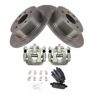 TRQ® - Rear Disc Brake Kit with Ceramic Pads and Calipers