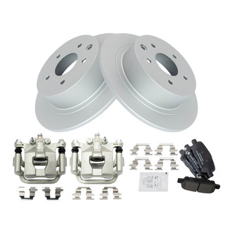 TRQ® - Rear Disc Brake Kit with Ceramic Pads and Calipers