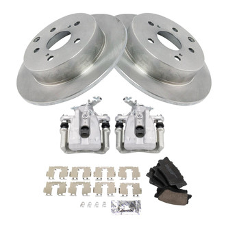 TRQ® - Rear Disc Brake Kit with Ceramic Pads and Calipers