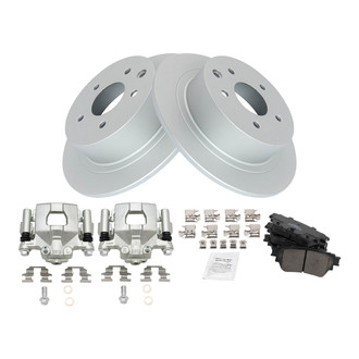 TRQ® - Rear Disc Brake Kit with Ceramic Pads and Calipers