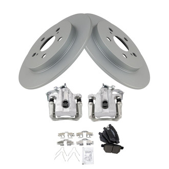 TRQ® - Rear Disc Brake Kit with Ceramic Pads and Calipers