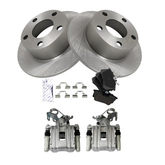TRQ® - Rear Disc Brake Kit with Ceramic Pads and Calipers