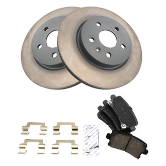 TRQ® - Rear Disc Brake Kit with Ceramic Pads